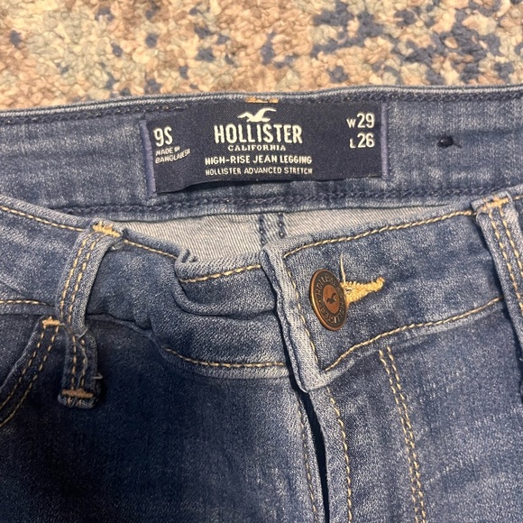 Hollister High-Rise Jean Legging Size 9S (W29 L26) - Picture 2 of 2